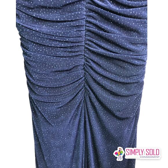 Laundry by Shelli Segal Women's Gown‎ Dress Jersey Sequin Maxi Evening 2 - Picture 14 of 16